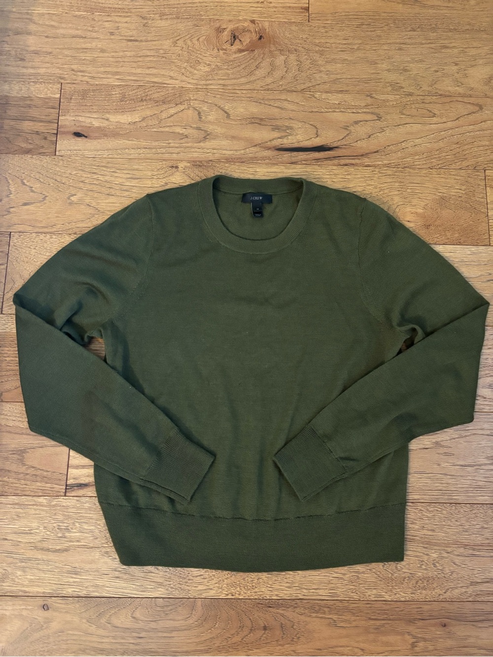 J. Crew Women’s Crewneck Sweater in Olive